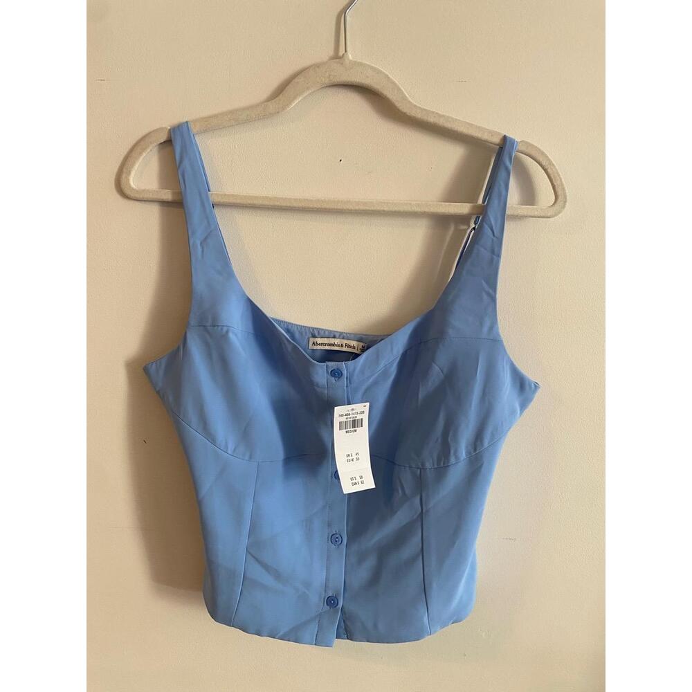 Abercrombie & Fitch Blue Tank Top